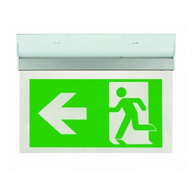 Ceiling Mounted Emergency Exit Sign Shelly Lighting